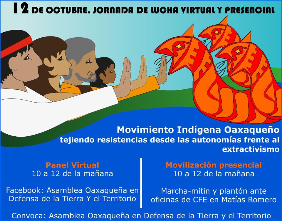 Convocan a jornada de lucha: Movimiento Indígena Oaxaqueño, tejiendo resistencias desde las autonomías frente al extractivismo