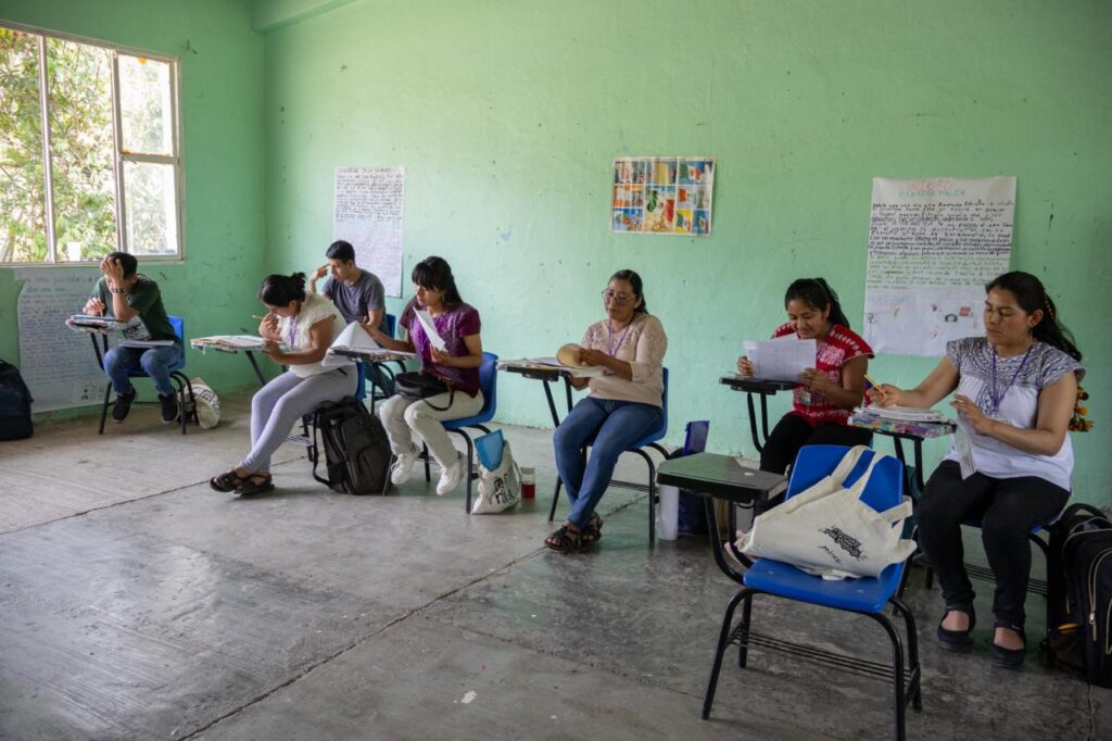Sesión del Proceso de Formación de lingüistas comunitarias- COLMIX